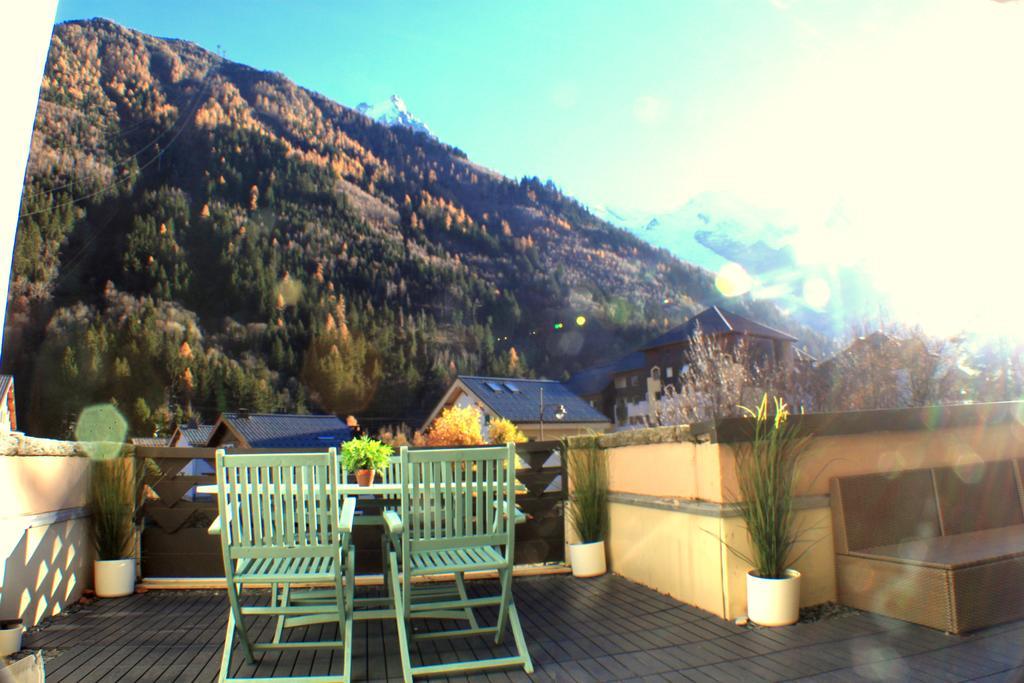 Apartment With Terrace Gentianes 1 Centre Chamonix By Aiguille Du Midi Camera foto