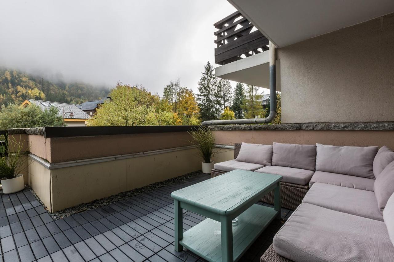 Apartment With Terrace Gentianes 1 Centre Chamonix By Aiguille Du Midi Esterno foto