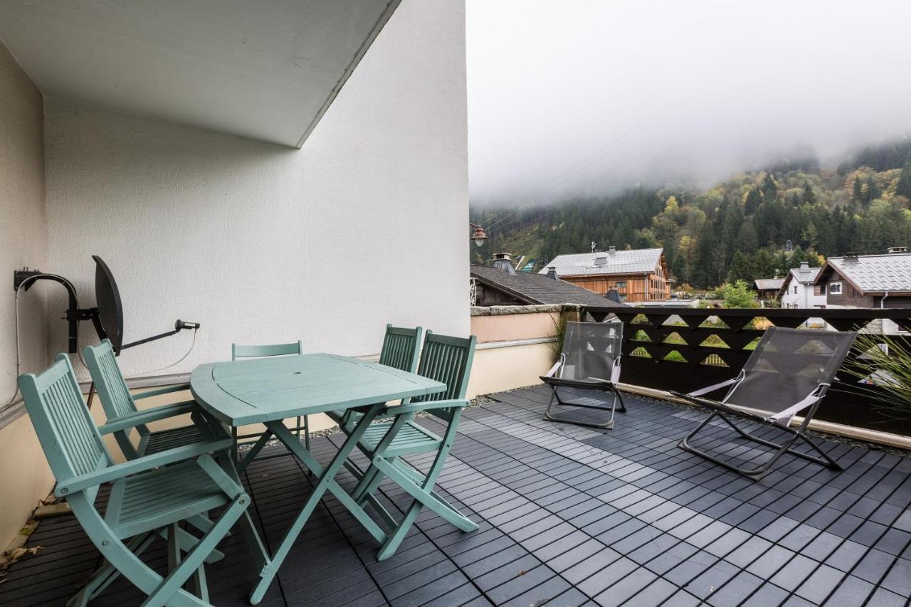 Apartment With Terrace Gentianes 1 Centre Chamonix By Aiguille Du Midi Esterno foto